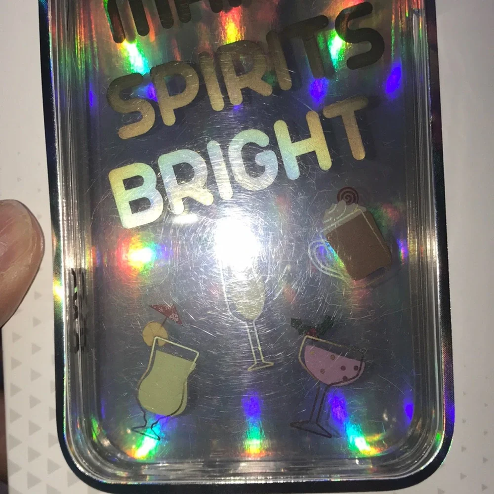 Cylo Pop Making Spirits Bright iPhone 8 Case. NEW!